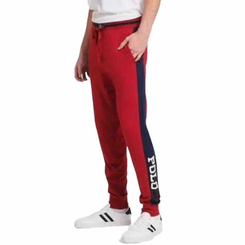 NWT POLO RALPH LAUREN POLO67 Logo Slim Flex Jogger Pants w Pockets Tapered Cuff